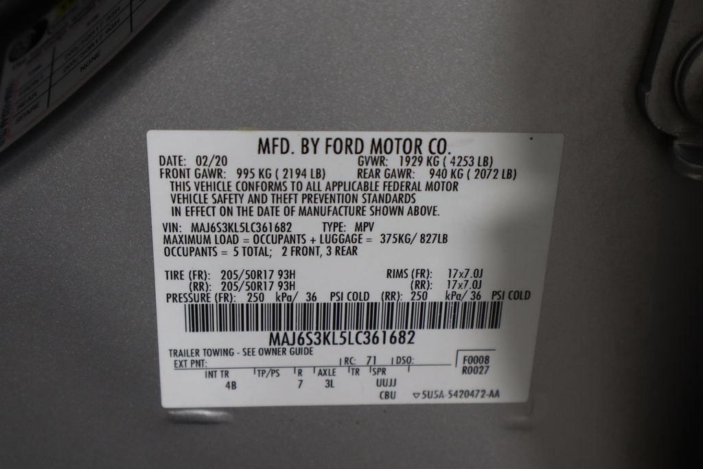 Used 2020 Ford EcoSport Titanium AWD/4WD image 40