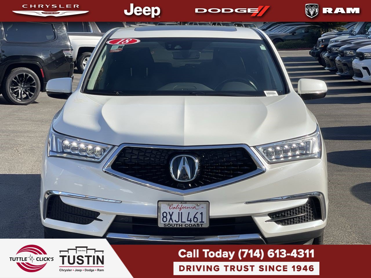 Used 2018 Acura MDX w/ Technology Package FWD image 8