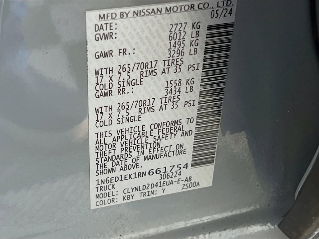 Used 2024 Nissan Frontier PRO-4X w/ Pro Premium Package image 29