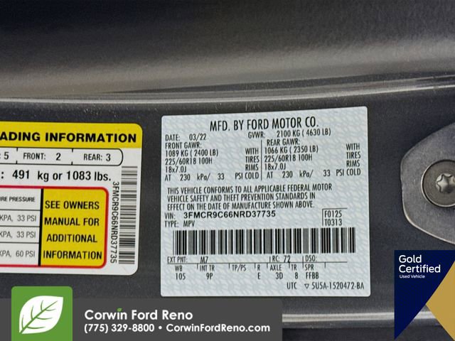 Certified 2022 Ford Bronco Sport Outer Banks image 35