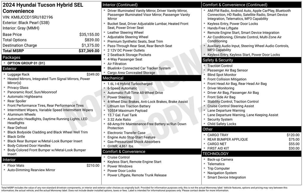 Used 2024 Hyundai Tucson SEL image 6