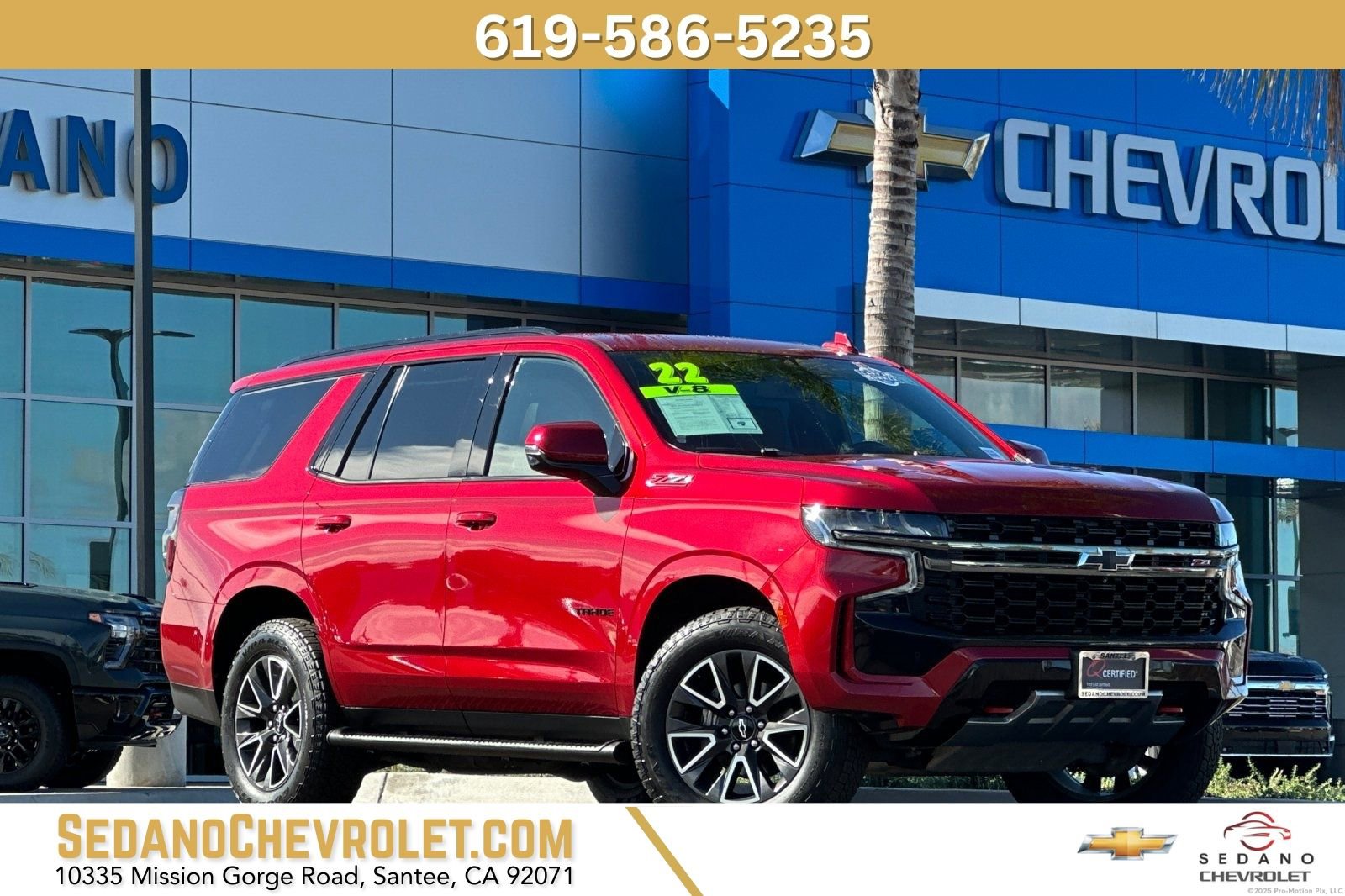 Used 2022 Chevrolet Tahoe Z71 w/ Luxury Package image 1