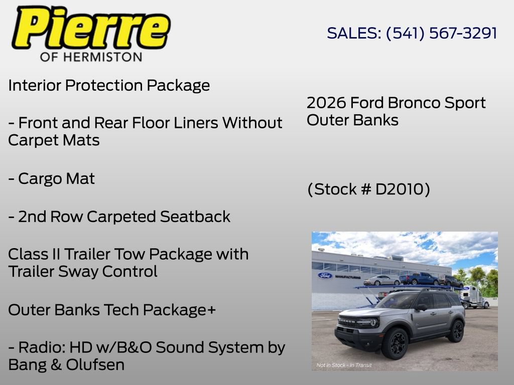 New 2026 Ford Bronco Sport Outer Banks AWD/4WD image 6