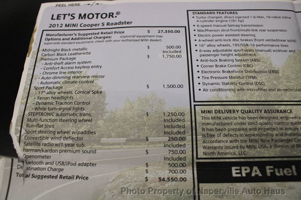 Used 2012 MINI Cooper Roadster S image 30