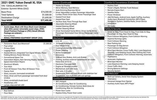 Used 2021 GMC Yukon XL Denali image 33