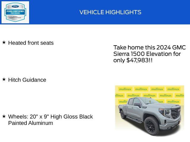Used 2024 GMC Sierra 1500 Elevation AWD/4WD image 20
