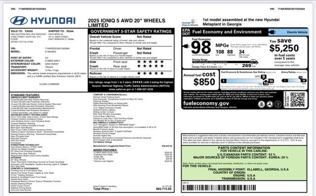 Used 2025 Hyundai Ioniq 5 Limited image 26