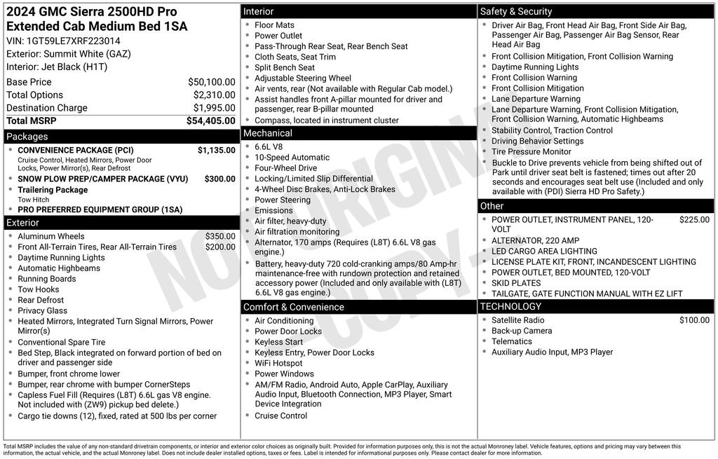 Certified 2024 GMC Sierra 2500 Pro w/ Convenience Package image 23