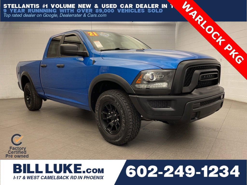 Certified 2021 RAM 1500 Classic Warlock w/ Warlock All Terrain Package