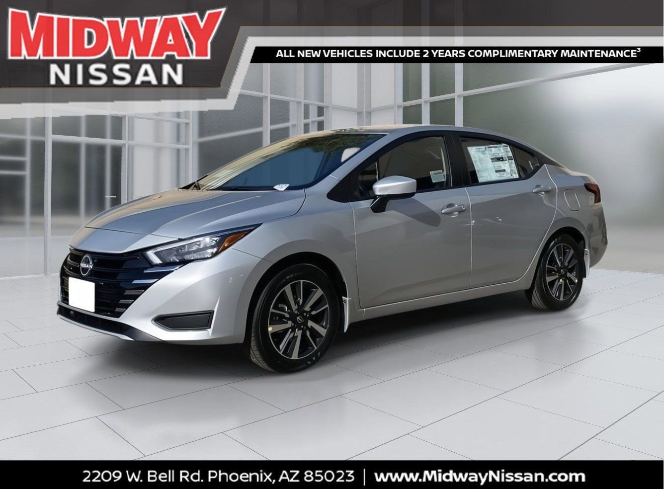 New 2025 Nissan Versa SV w/ Trunk Package image 1