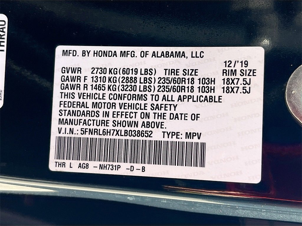 Used 2020 Honda Odyssey EX-L image 33