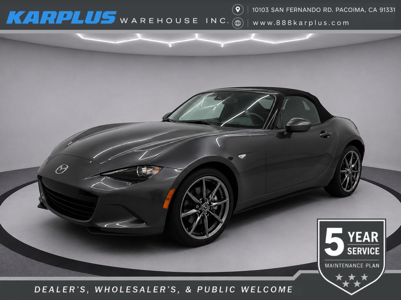 Used 2022 MAZDA MX-5 Miata Grand Touring w/ Weather Package RWD image 1