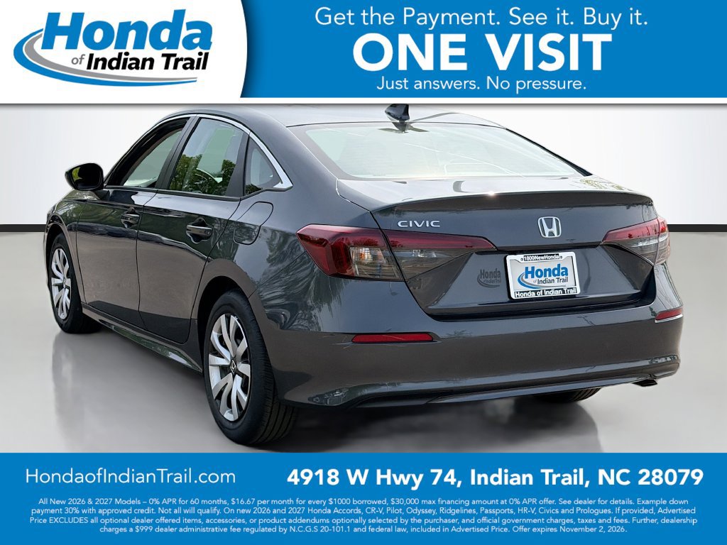 Used 2026 Honda Civic LX image 2
