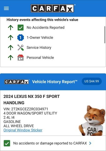 Used 2024 Lexus NX 350 F Sport image 5