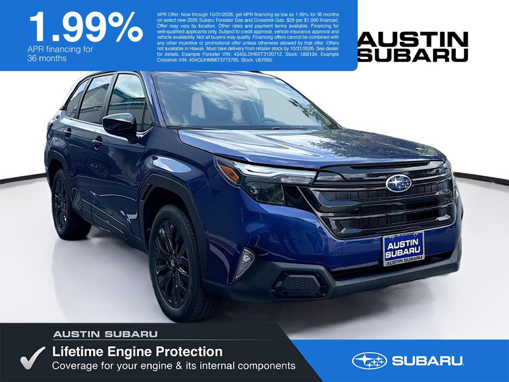 New 2026 Subaru Forester Sport w/ Onyx Edition AWD/4WD image 1