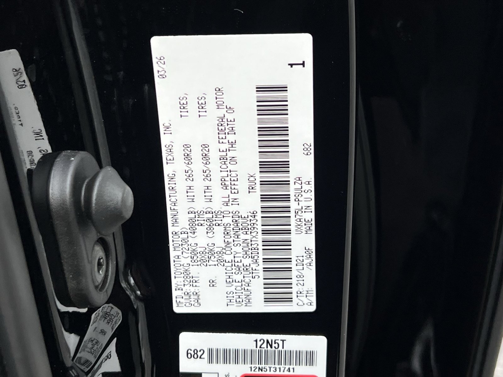 Used 2026 Toyota Tundra Limited AWD/4WD image 44