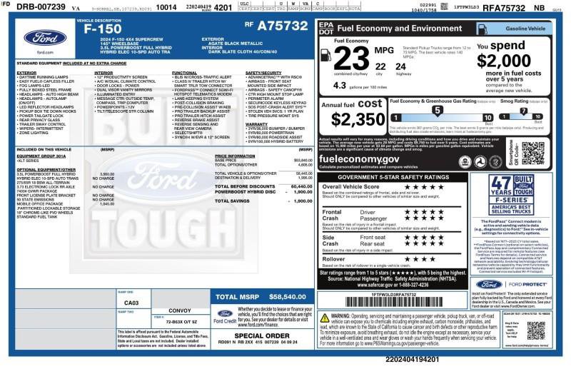 Used 2024 Ford F150 XLT w/ Mobile Office Package image 11