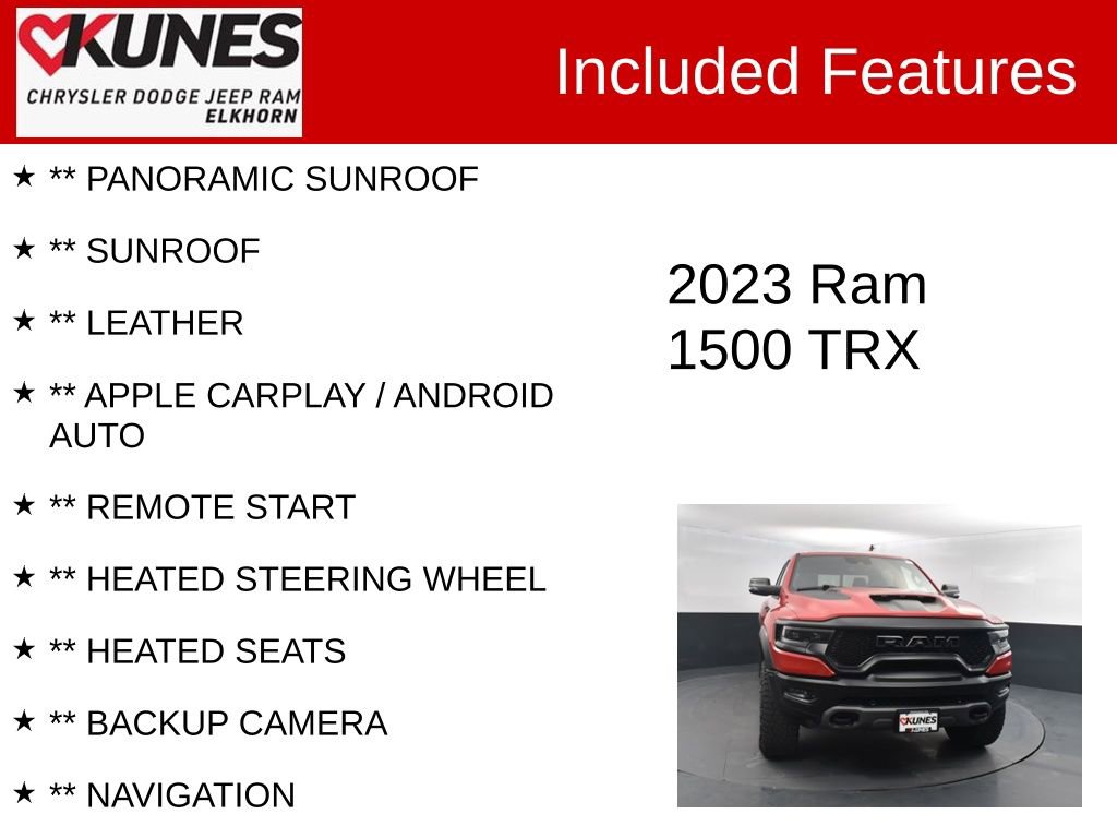 Used 2023 RAM 1500 TRX w/ TRX Level 1 Equipment Group image 3