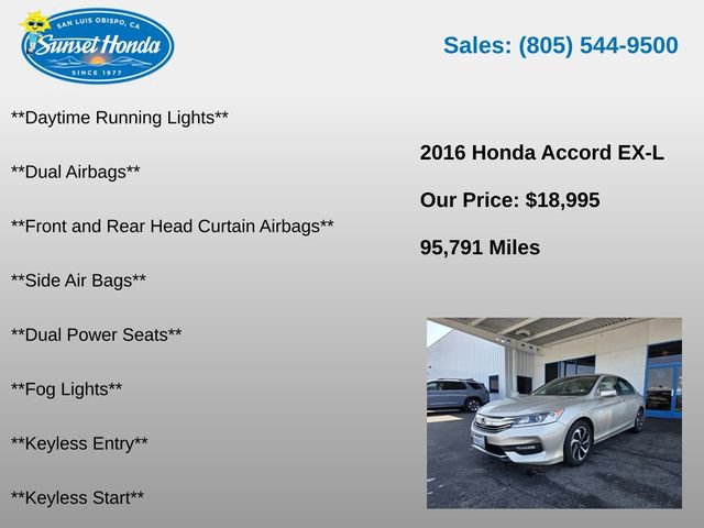 Used 2016 Honda Accord EX-L image 6