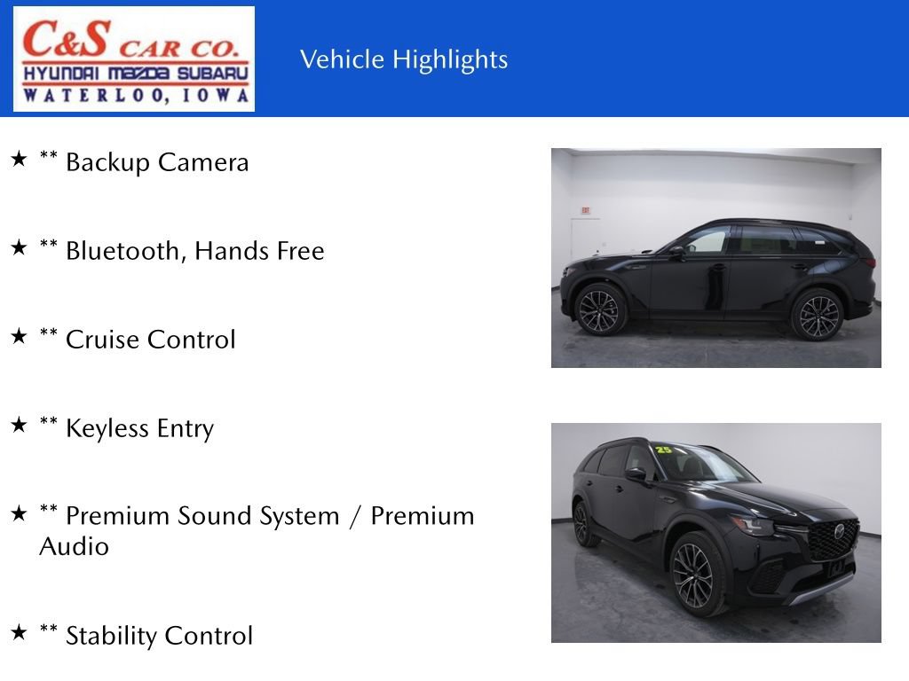 New 2025 MAZDA CX-70 Plug-In Hybrid w/ Premium Plus AWD/4WD image 8