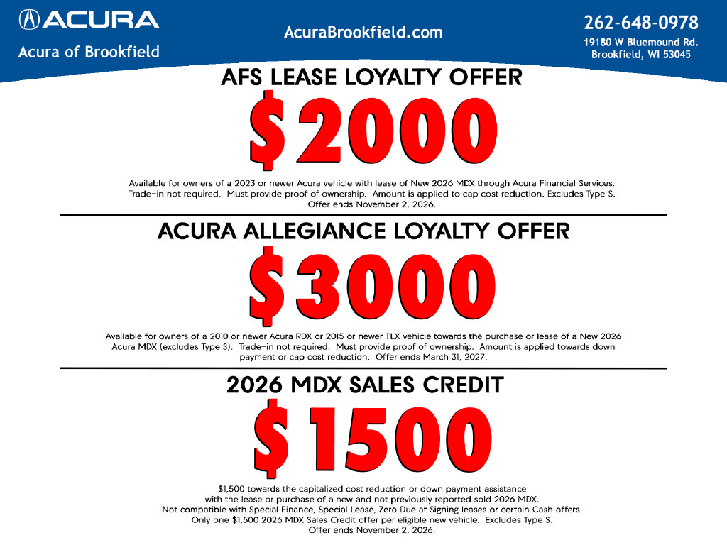 New 2026 Acura MDX A-Spec w/ Advance Package AWD/4WD image 16