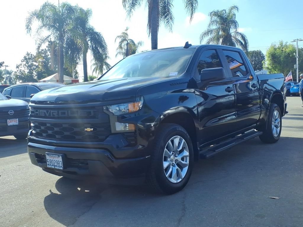 Used 2023 Chevrolet Silverado 1500 Custom w/ LPO, Dark Essentials Package RWD image 24