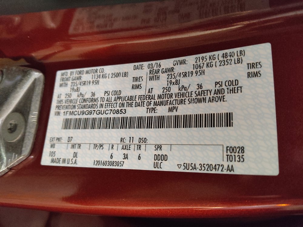 Used 2016 Ford Escape SE w/ SE Chrome Package AWD/4WD image 33