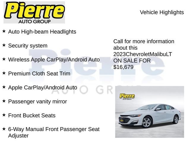 Used 2023 Chevrolet Malibu LT FWD image 22