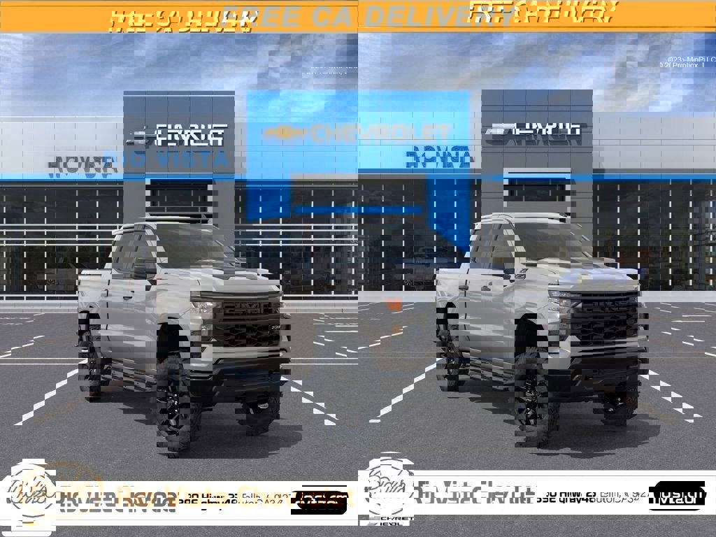 New 2026 Chevrolet Silverado 1500 Custom Trail Boss w/ Dark Appearance Package