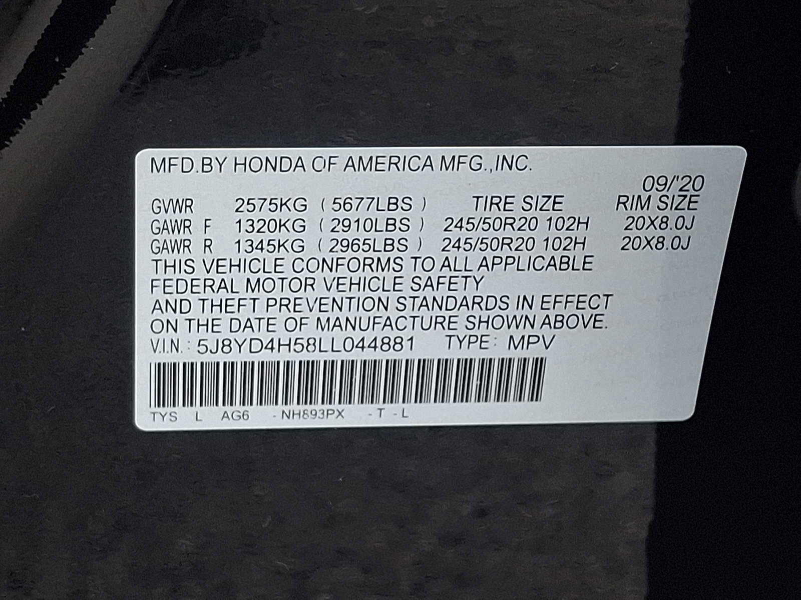 Used 2020 Acura MDX SH-AWD w/ Technology Package image 28