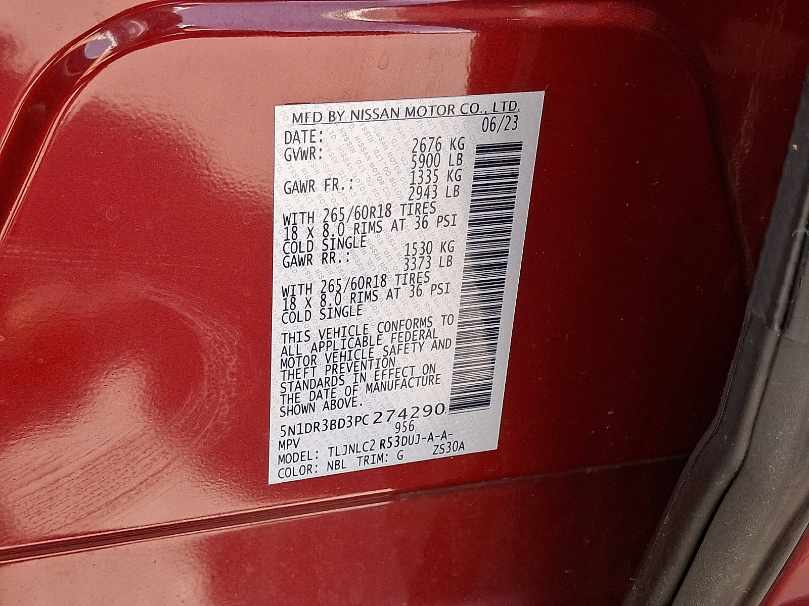 Certified 2023 Nissan Pathfinder Rock Creek AWD/4WD image 27