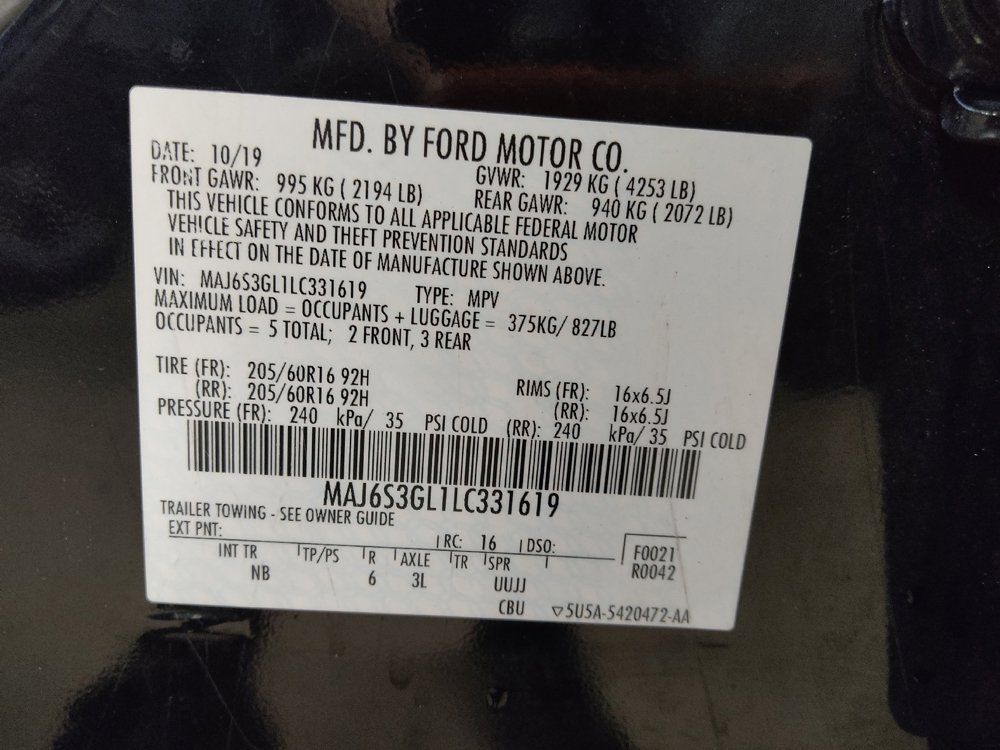 Used 2020 Ford EcoSport SE w/ SE Convenience Package AWD/4WD image 33