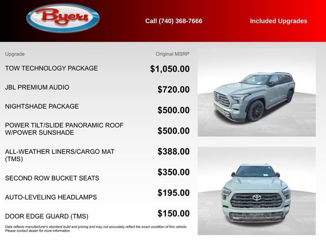 Used 2026 Toyota Sequoia Limited w/ Tow Technology Package image 5