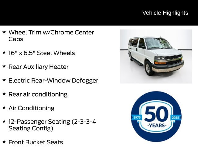 Used 2016 Chevrolet Express 3500 LT w/ LT Preferred Equipment Group RWD image 11