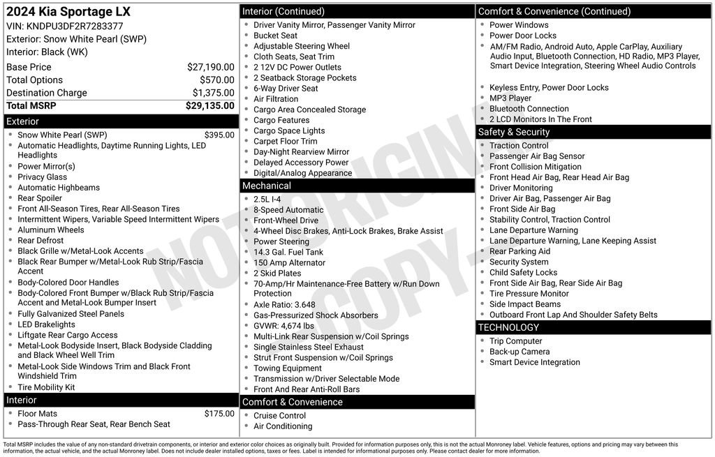 Used 2024 Kia Sportage LX image 37