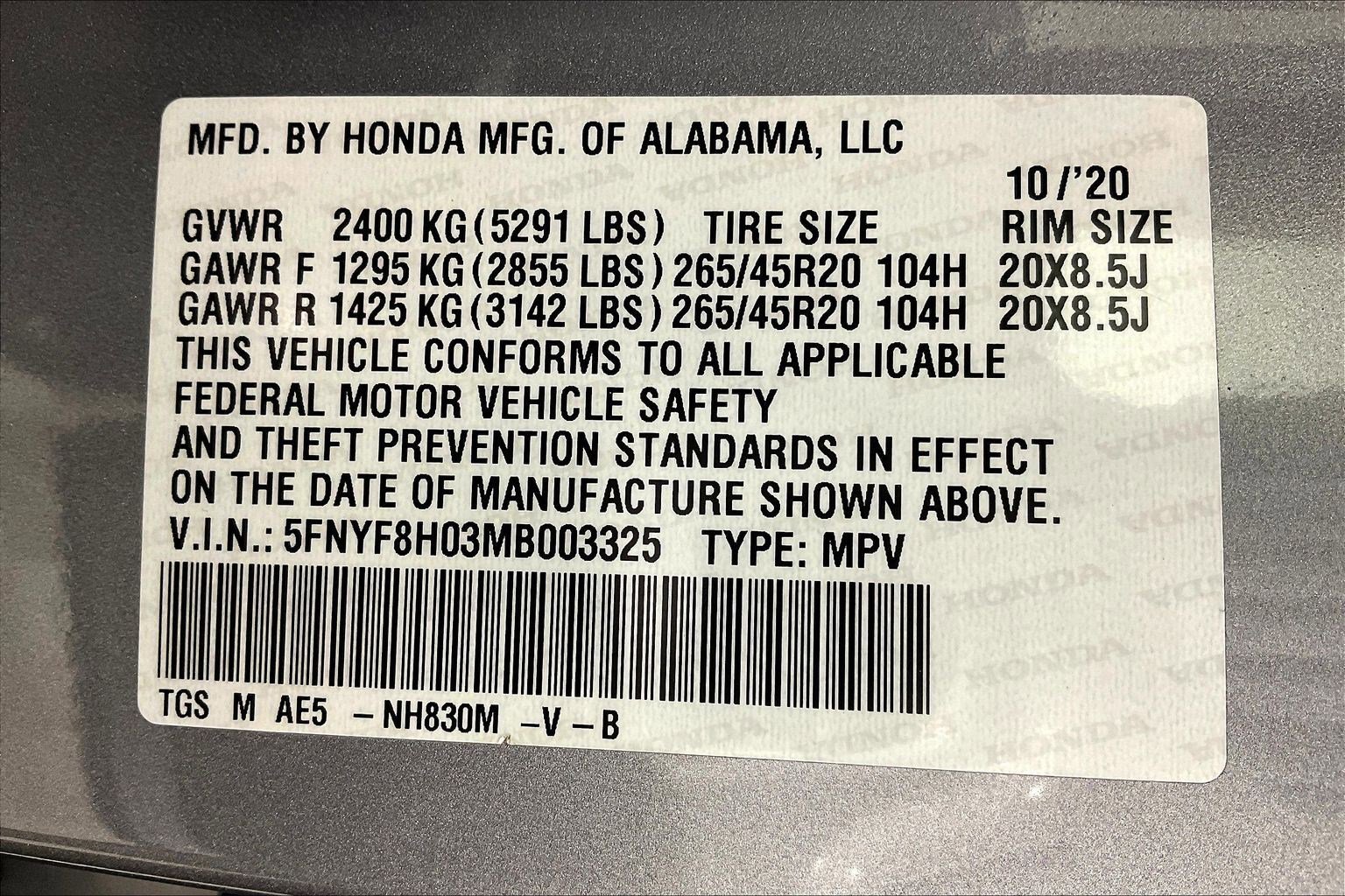 Used 2021 Honda Passport Elite image 19