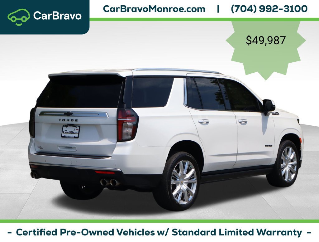Certified 2022 Chevrolet Tahoe High Country AWD/4WD image 7