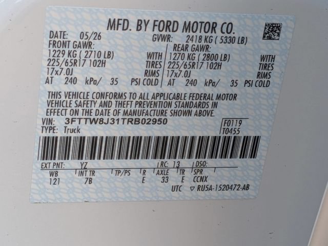 New 2026 Ford Maverick XLT w/ Equipment Group 301A AWD/4WD image 35