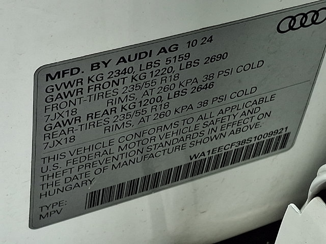 Certified 2025 Audi Q3 2.0T Premium Plus AWD/4WD image 26