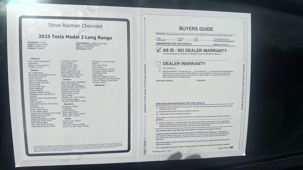 Used 2025 Tesla Model 3 Long Range RWD image 23