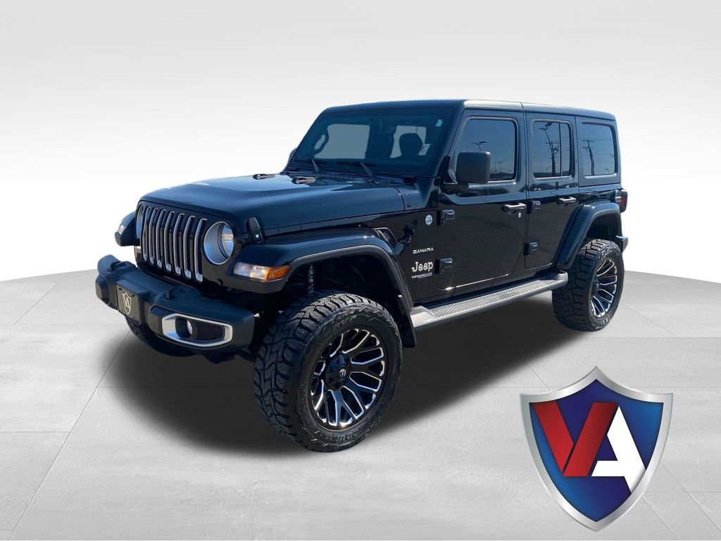 Used 2021 Jeep Wrangler Unlimited Sahara w/ Uconnect 4C Nav & Sound Group image 1