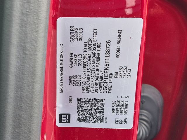 New 2026 Chevrolet Colorado Trail Boss AWD/4WD image 32