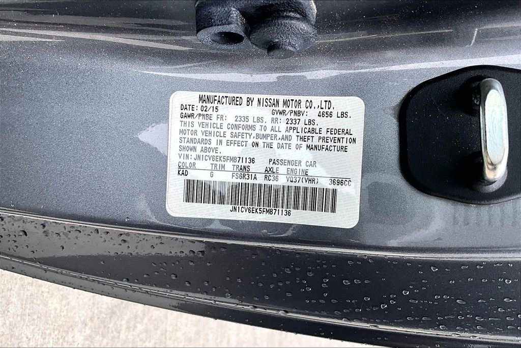 Used 2015 INFINITI Q60 Sport RWD image 3
