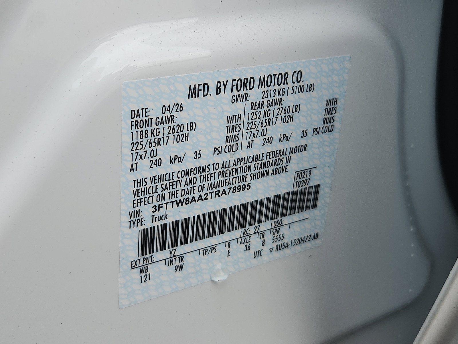 New 2026 Ford Maverick XL FWD image 16