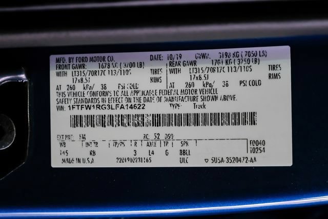 Used 2020 Ford F150 Raptor w/ Equipment Group 802A Luxury AWD/4WD image 72