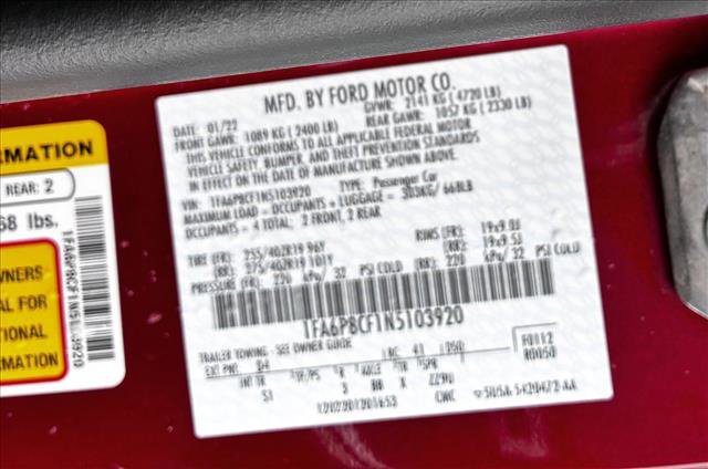 Used 2022 Ford Mustang GT Premium w/ GT Performance Package image 14