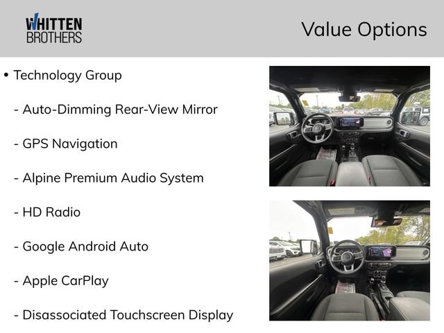 Used 2024 Jeep Wrangler Unlimited Sahara w/ Technology Group AWD/4WD image 8
