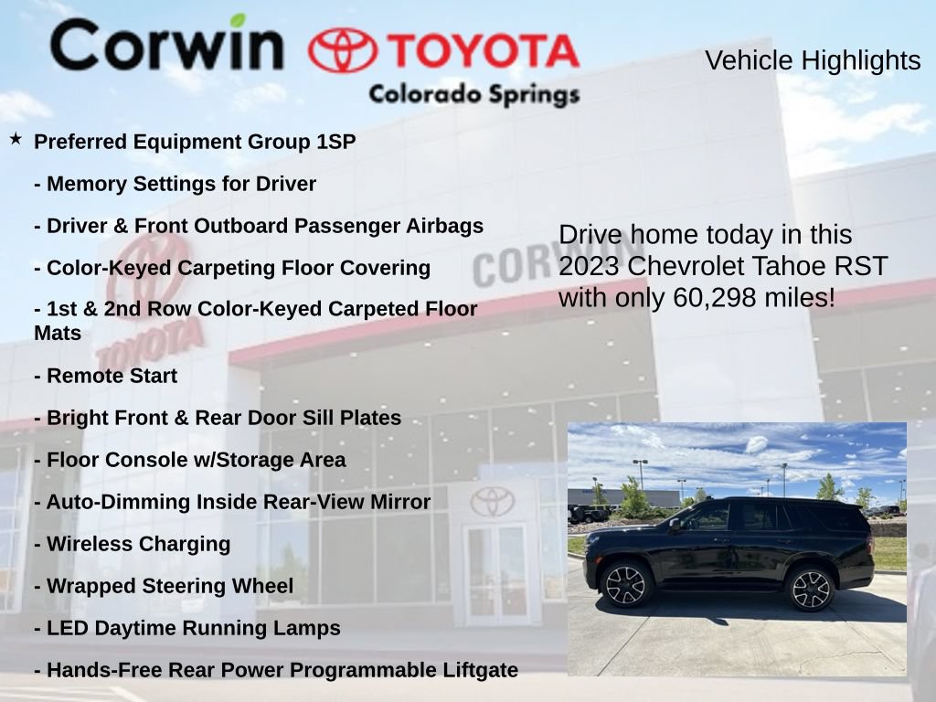 Used 2023 Chevrolet Tahoe RST AWD/4WD image 6