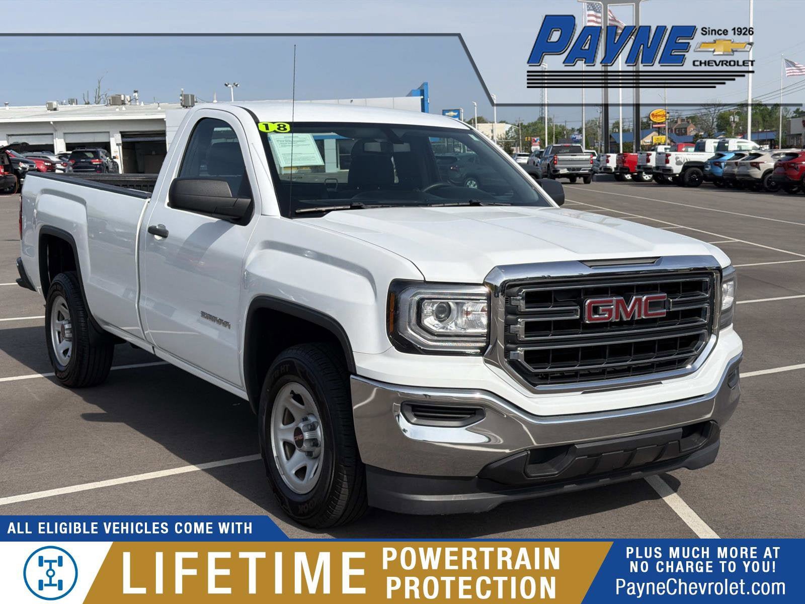 Certified 2018 GMC Sierra 1500 2WD Regular Cab