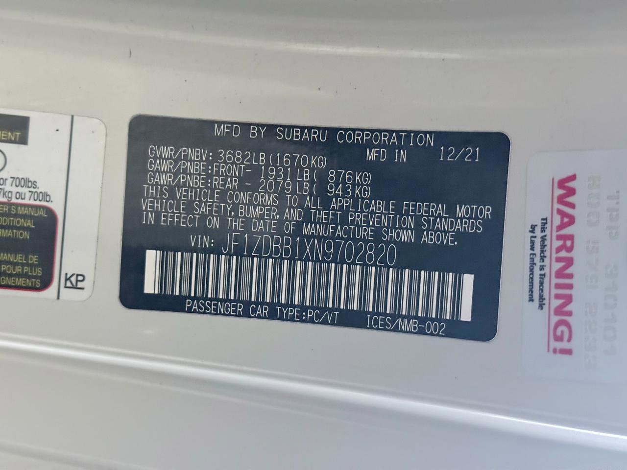 Used 2022 Subaru BRZ Premium RWD image 38